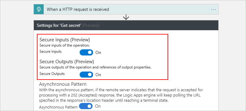 Turn on &ldquo;Secure Inputs&rdquo; or &ldquo;Secure Outputs&rdquo;